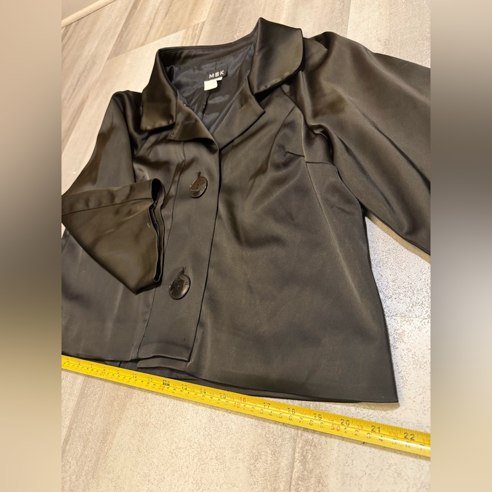 MSK Black Women's Blazer - Picture 5 of 10